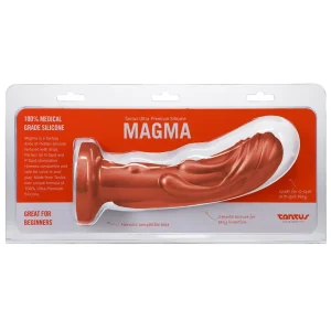 Tantus Magma 7 in. Fantasy Dildo Medium-Firm Copper