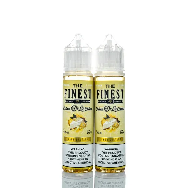 The Finest E-Liquid – Creme De La Creme – Lemon Custard – 120ml (DISCONTINUED) - Image 2