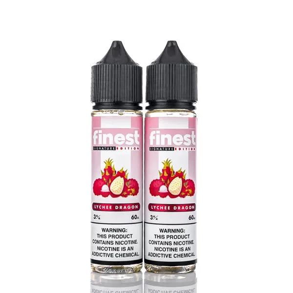The Finest E-Liquid – Signature Edition – Lychee Dragon – 120ml (DISCONTINUED) - Image 2