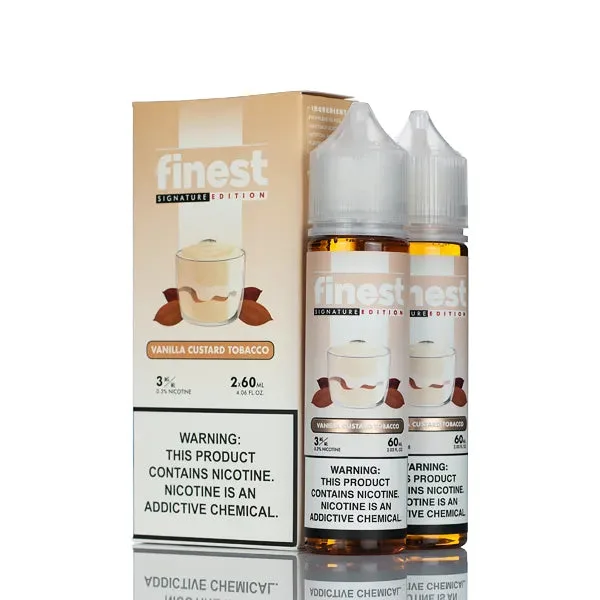 The Finest E-Liquid – Signature Edition – Vanilla Custard Tobacco – 120ml (DISCONTINUED)
