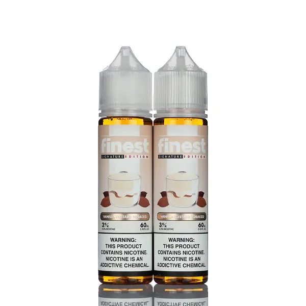 The Finest E-Liquid – Signature Edition – Vanilla Custard Tobacco – 120ml (DISCONTINUED) - Image 2