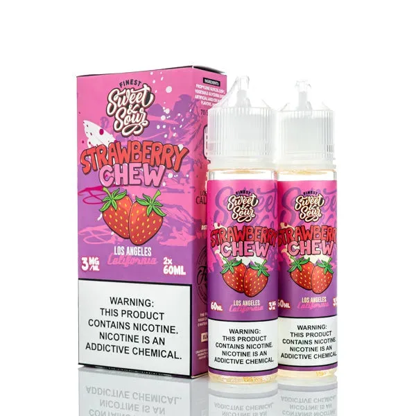 The Finest E-Liquid – Sweet & Sour – Strawberry Chew – 120ml (DISCONTINUED)
