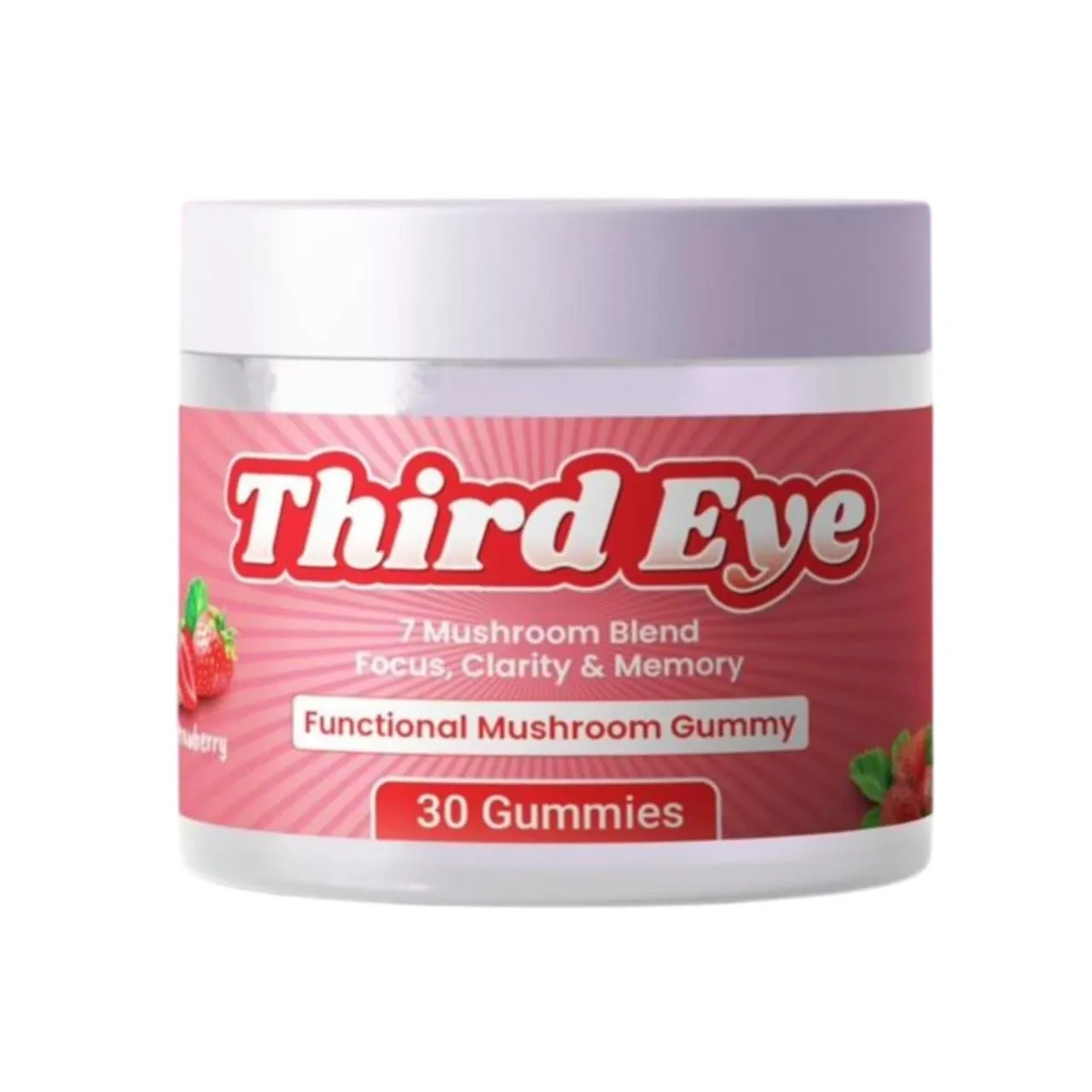Third Eye Functional Mushroom Gummies - Strawberry | 30COUNT