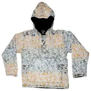ThreadHeads Tumbling Mushrooms Fleece-Lined Pullover Hoodie