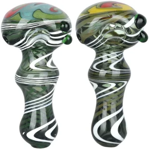Time is a Disc Wig Wag Hand Pipe - 4"