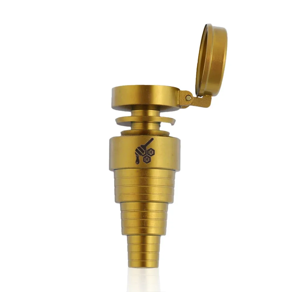 Titanium 6 in 1 Carb Cap Dab Nail - Image 2