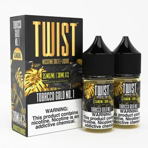 Tobacco Gold No.1 60ml Salt E-Juice | Twist E-Liquids