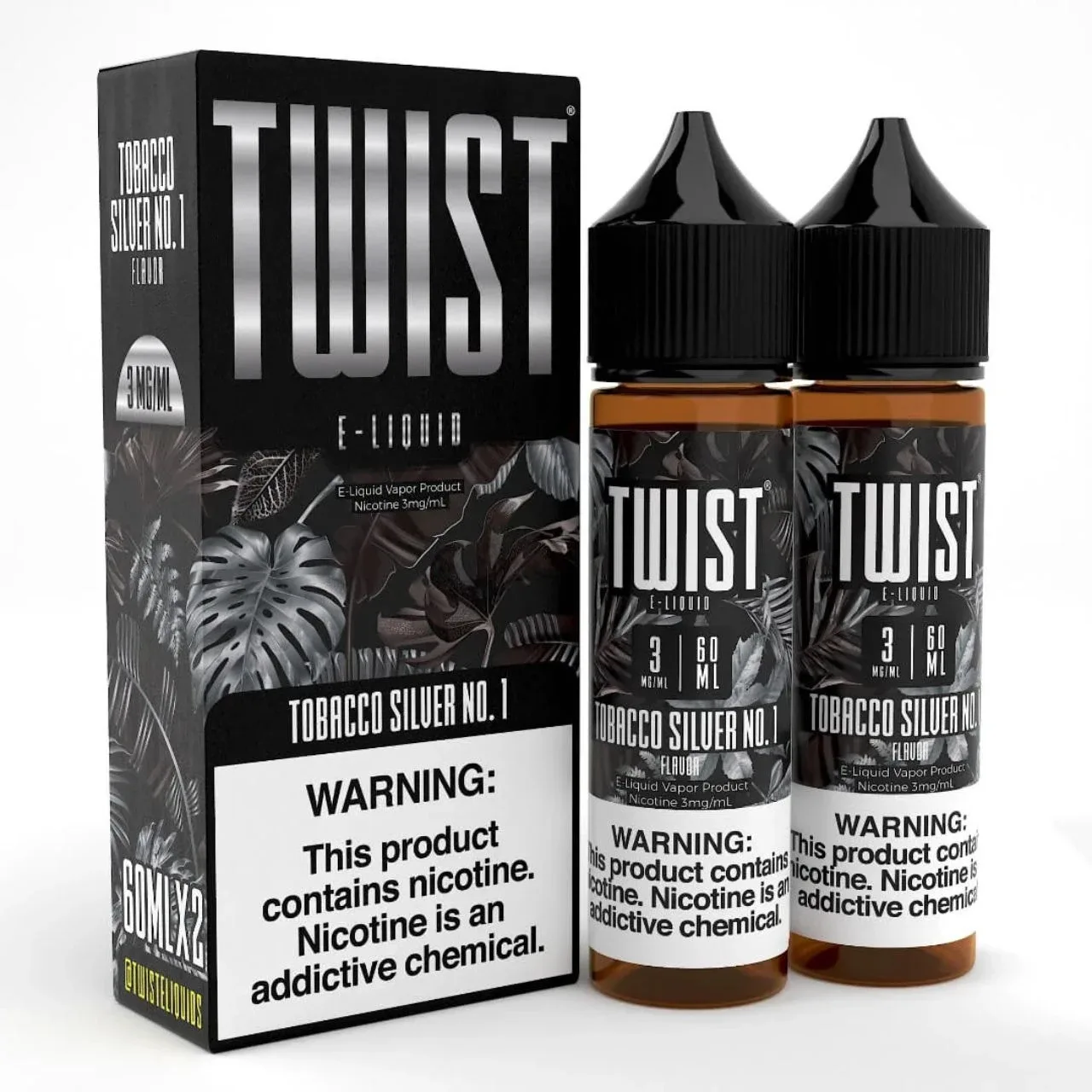 Tobacco Silver No.1 120ml E-Juice | Twist E-Liquids