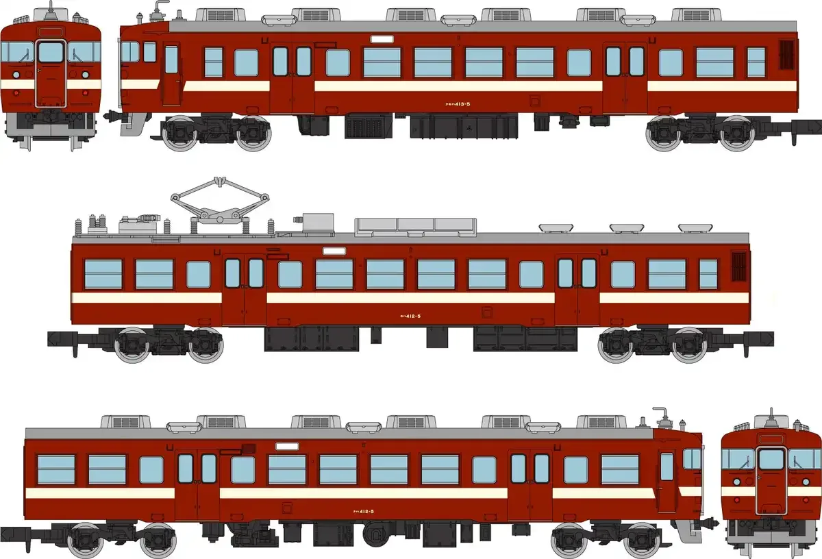 Tomytec Tetsudou Collection JNR 413 Series Hokuriku 3-Car Set A Japan