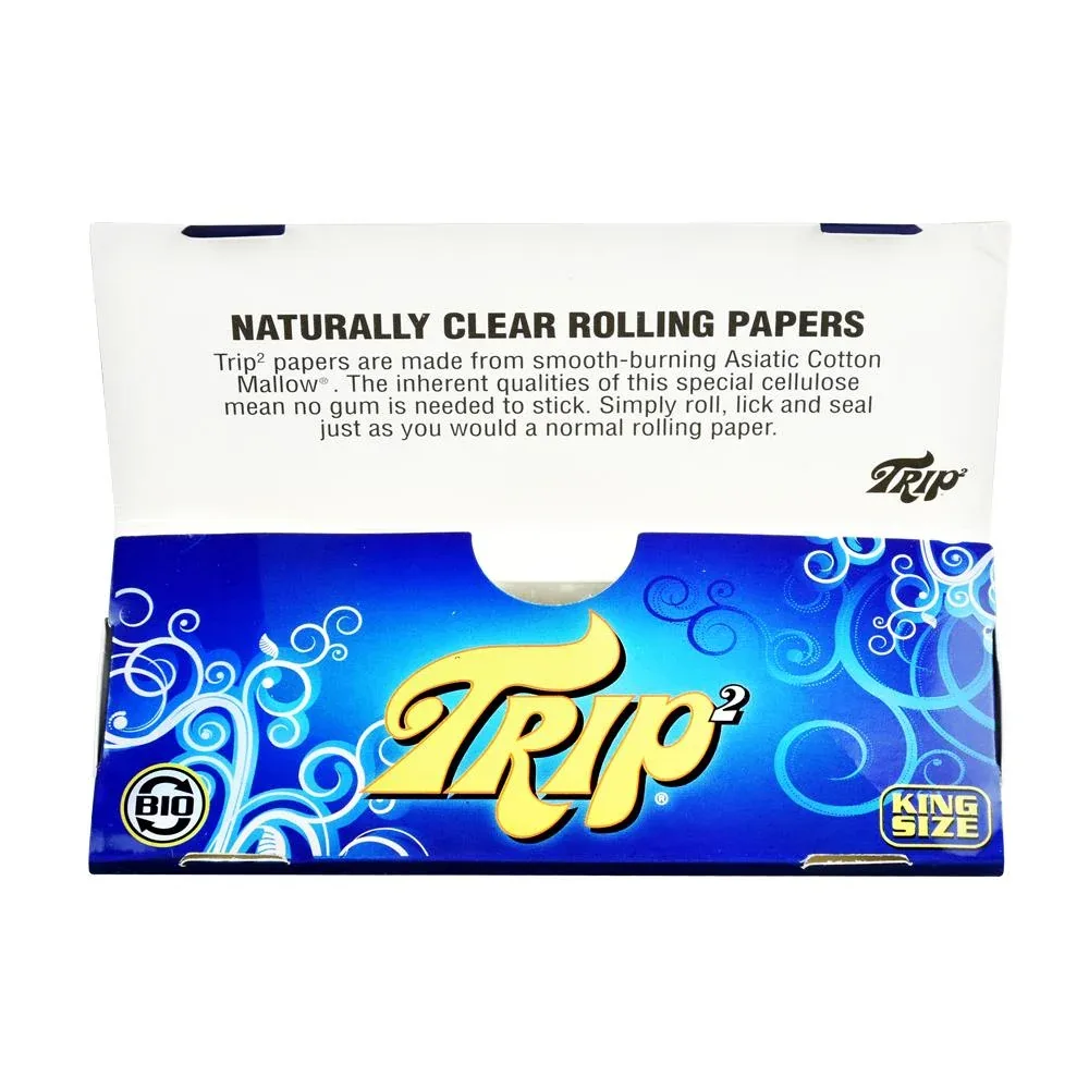 Trip 2 Clear Rolling Papers | Kingsize - Image 2