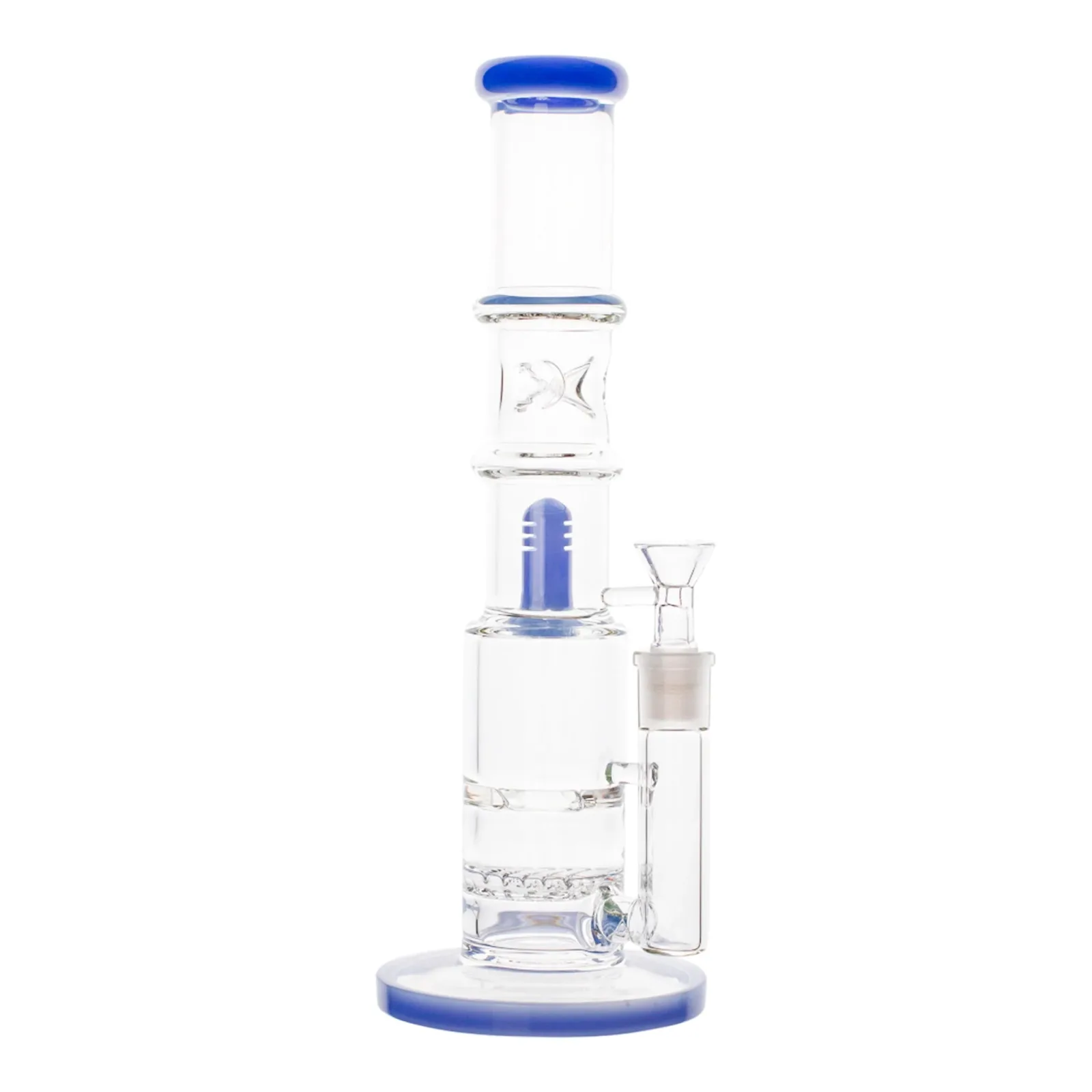 Triple Level Disc Perc Bong - 12in