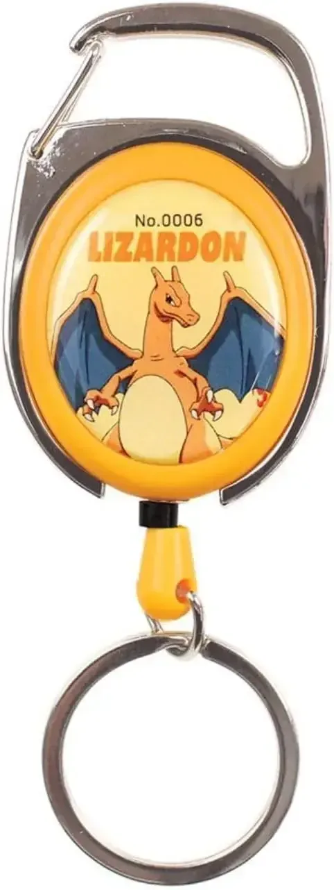 T's Factory Pokemon Character Reel Keychain Holder Function