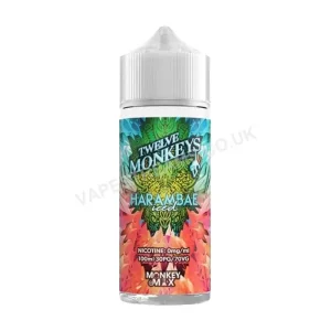 Twelve Monkeys Ice Age Harambae Iced 100ml E-Liquid Shortfill