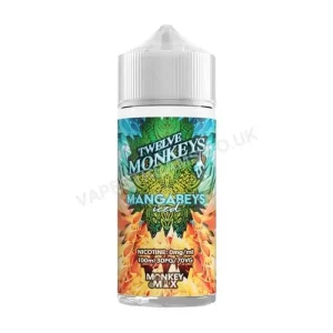 Twelve Monkeys Ice Age Mangabeys Iced 100ml E-Liquid Shortfill