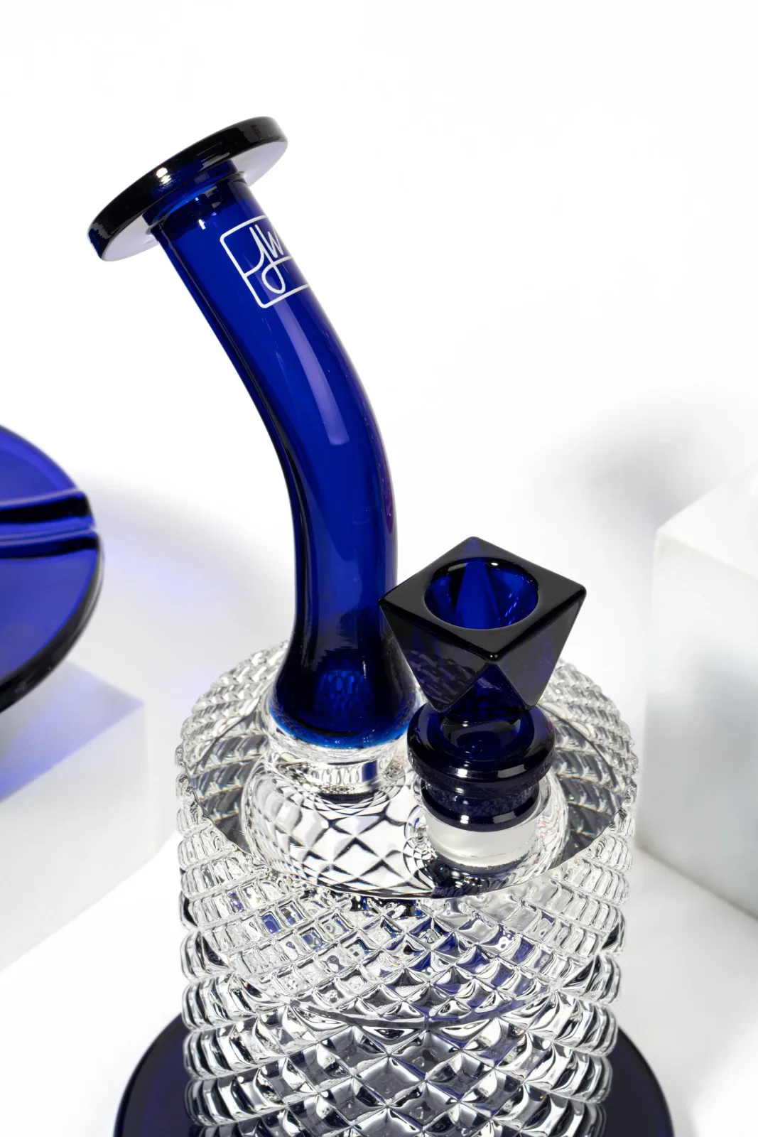 Twenties Collection Water Pipe | Cobalt - Image 2