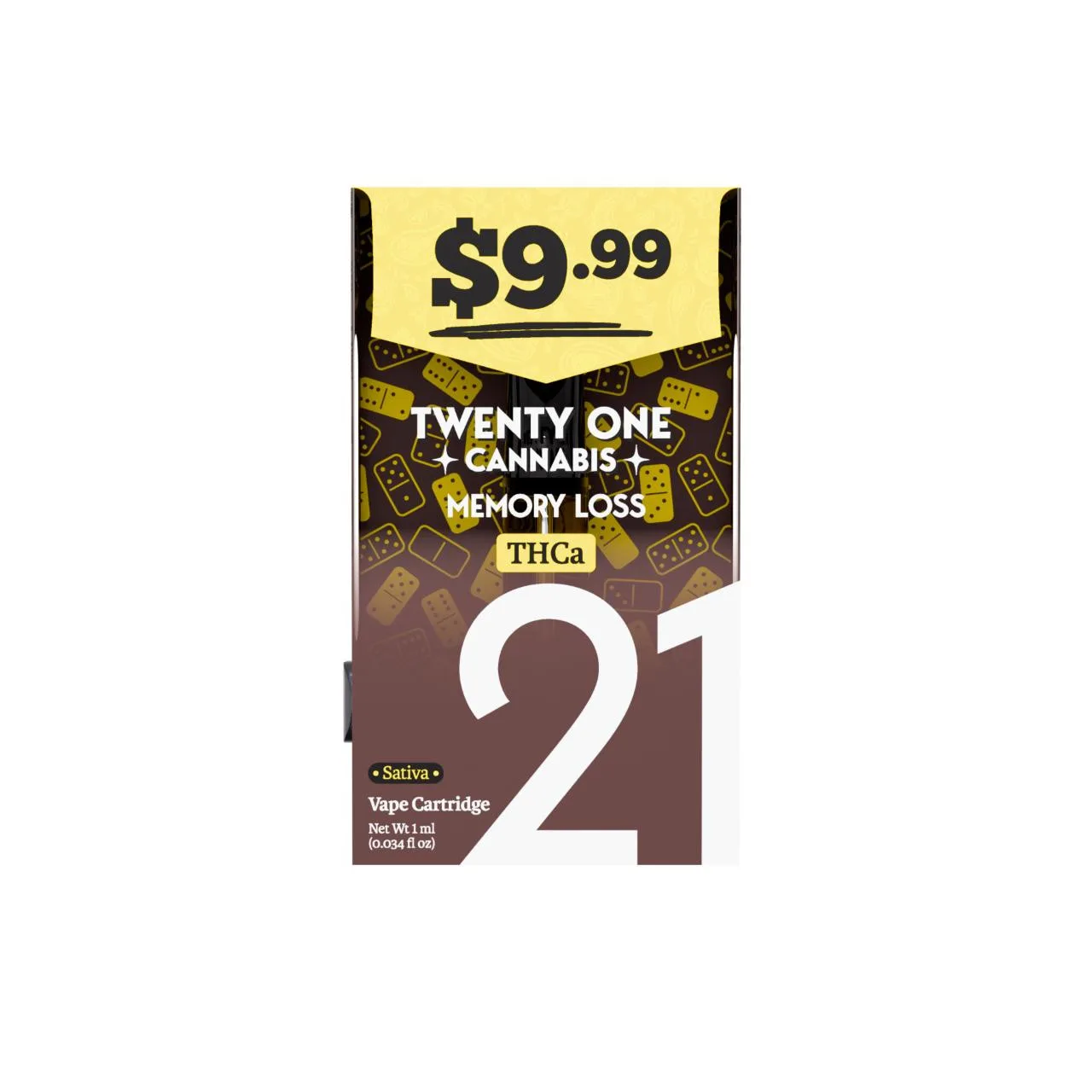 Twenty One THCA Pre Priced Cartridges | 1G