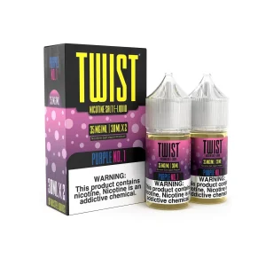 Twist E-Liquid Purple No.1 2x 30ml (60ml) Nic Salt Vape Juice