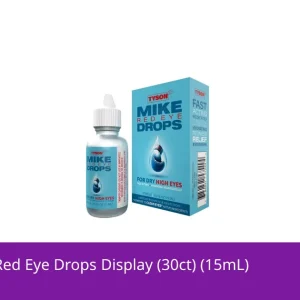 Tyson 2.0 Mike Red Eye Drops Display (30ct) (15mL)