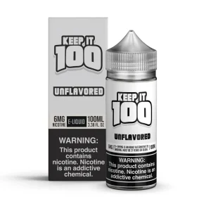 Unflavored 100ml E-Juice | Keep it 100
