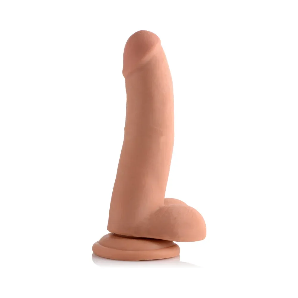 USA COCKS 8 in. Ameriskin Dual Density Dildo Medium - Image 2