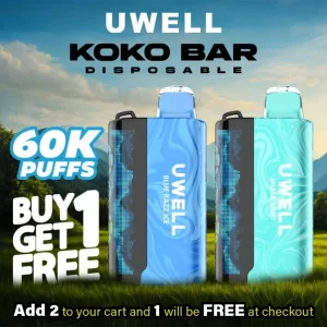 Uwell Koko Bar Disposable | 60K Puffs - Buy 1 Get 1 Free