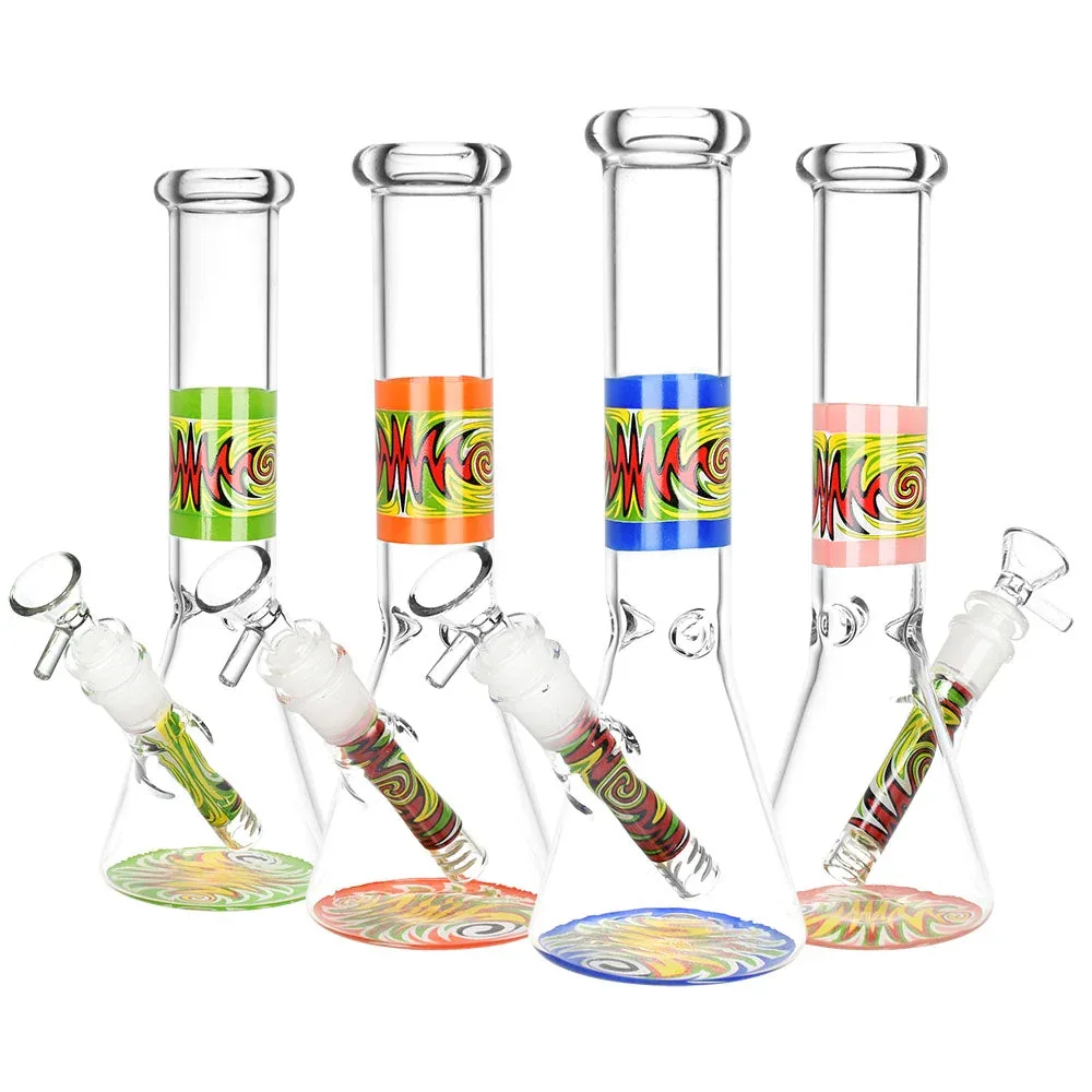 Vacillating Vibe Beaker Water Pipe - 9.75"
