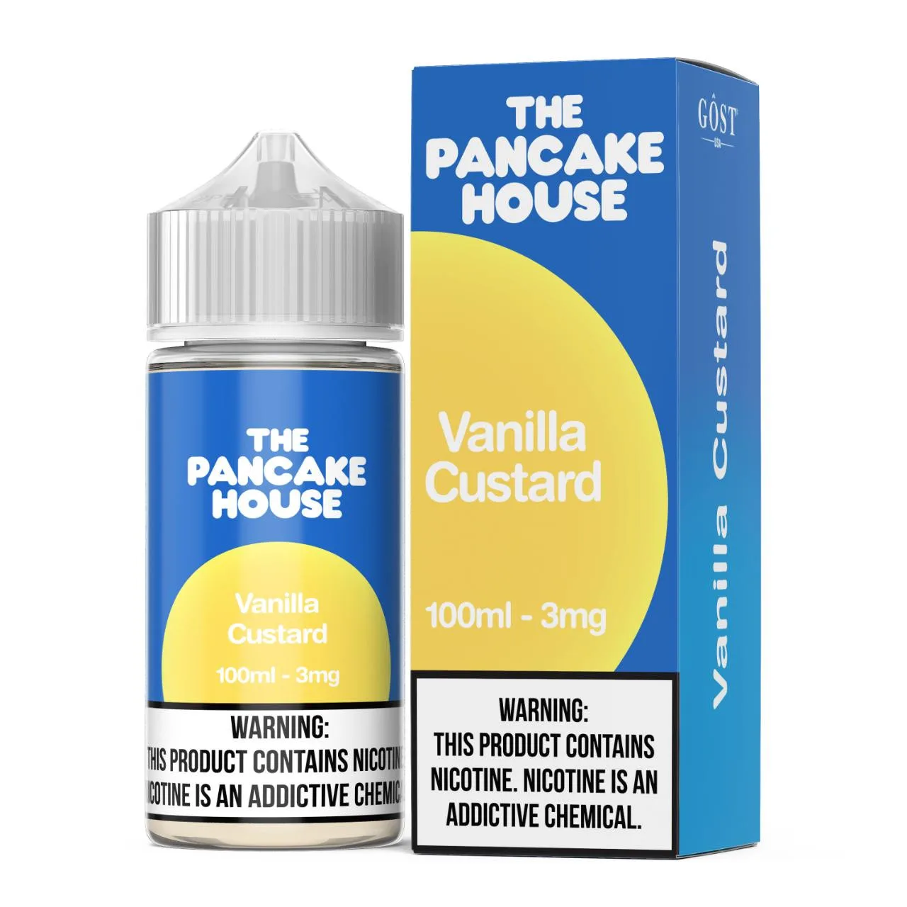 Vanilla Custard 100ml E-Juice | The Pancake House
