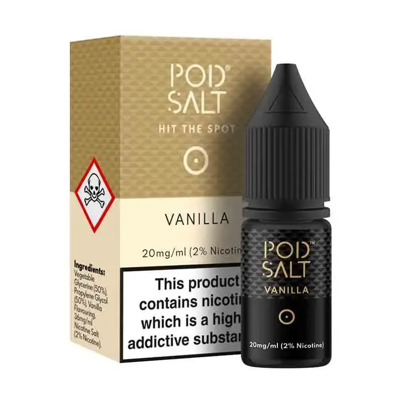 VANILLA NIC SALT E-LIQUID BY POD SALT