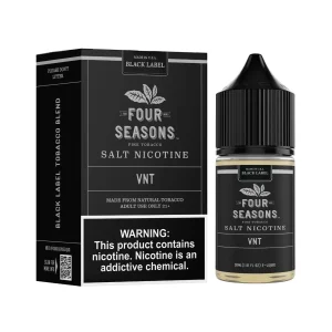 Vanilla Nut Tobacco (VNT) Salt 30ml E-Juice | Four Seasons