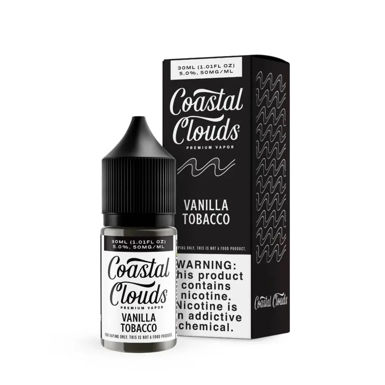 Vanilla Tobacco 30ml Salt E-Juice | Coastal Clouds