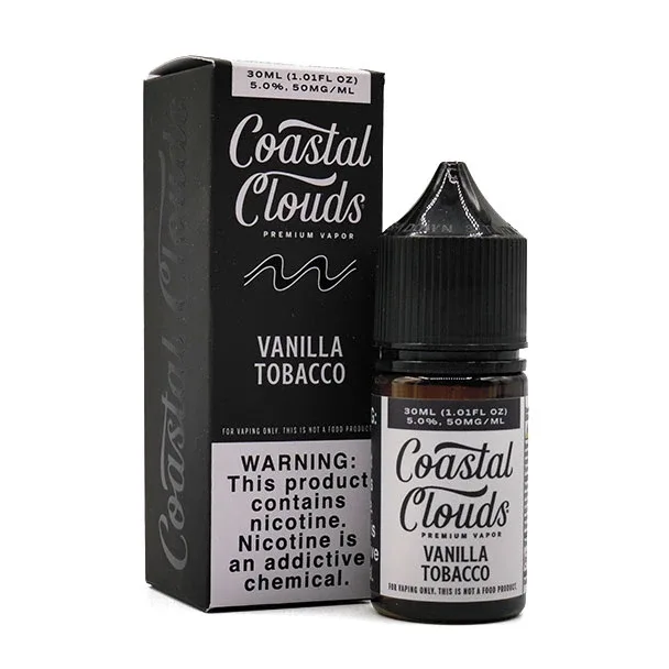 Vanilla Tobacco - 50mg - Coastal Clouds Co. - 30mL