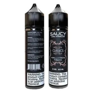 Vanilla Xtreme Tobacco | Saucy Salts | 60ml
