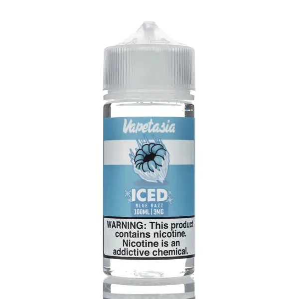 Vapetasia – ICED Blue Razz – 100ml - Image 2