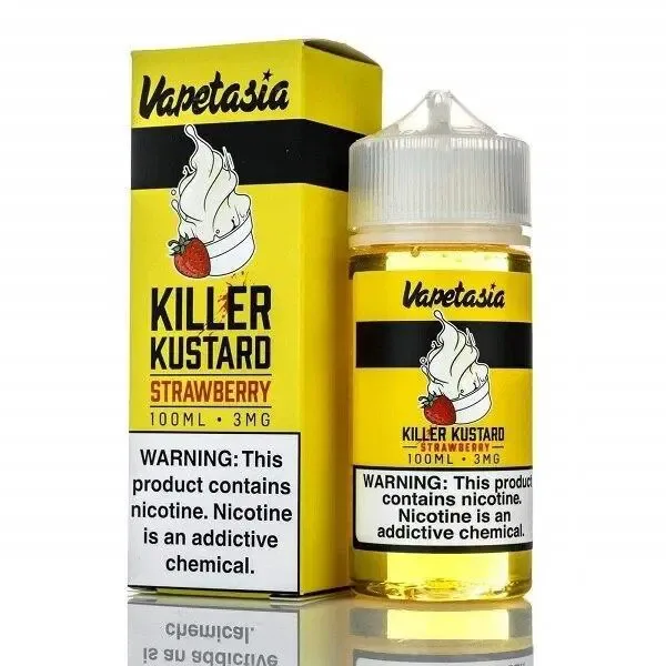 Vapetasia Killer Kustard Strawberry Vape e-liquid 100mL