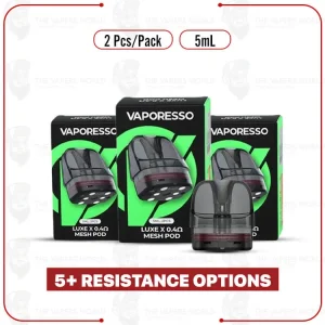 Vaporesso Luxe X Replacement Pod Cartridge – 2PK