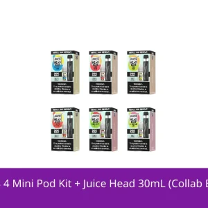 Vaporesso XROS 4 Mini Pod Kit + Juice Head 30mL (Collab Bundle)