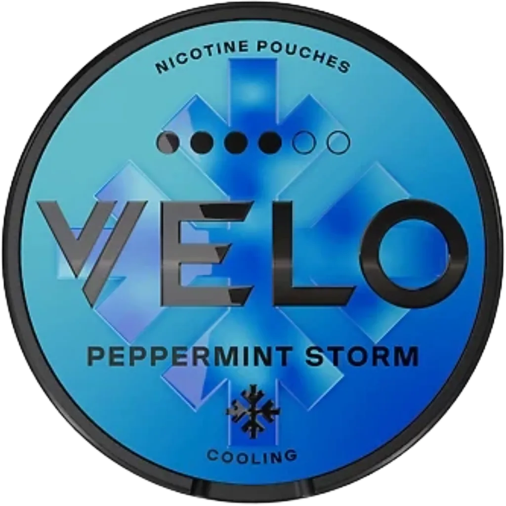 VELO Peppermint Storm Nicotine Pouches – (5 Pack)