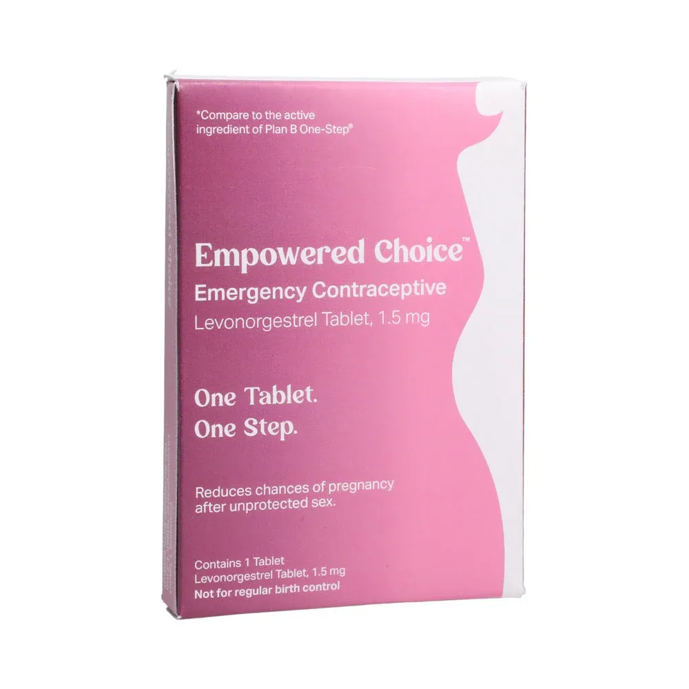 Versea Empowered Choice Emergency Contraception Single Levonorgestrel 1.5 mg tablet - Image 2