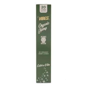 VIBES KING SIZE CONES 20 COUNT | Pack of 1