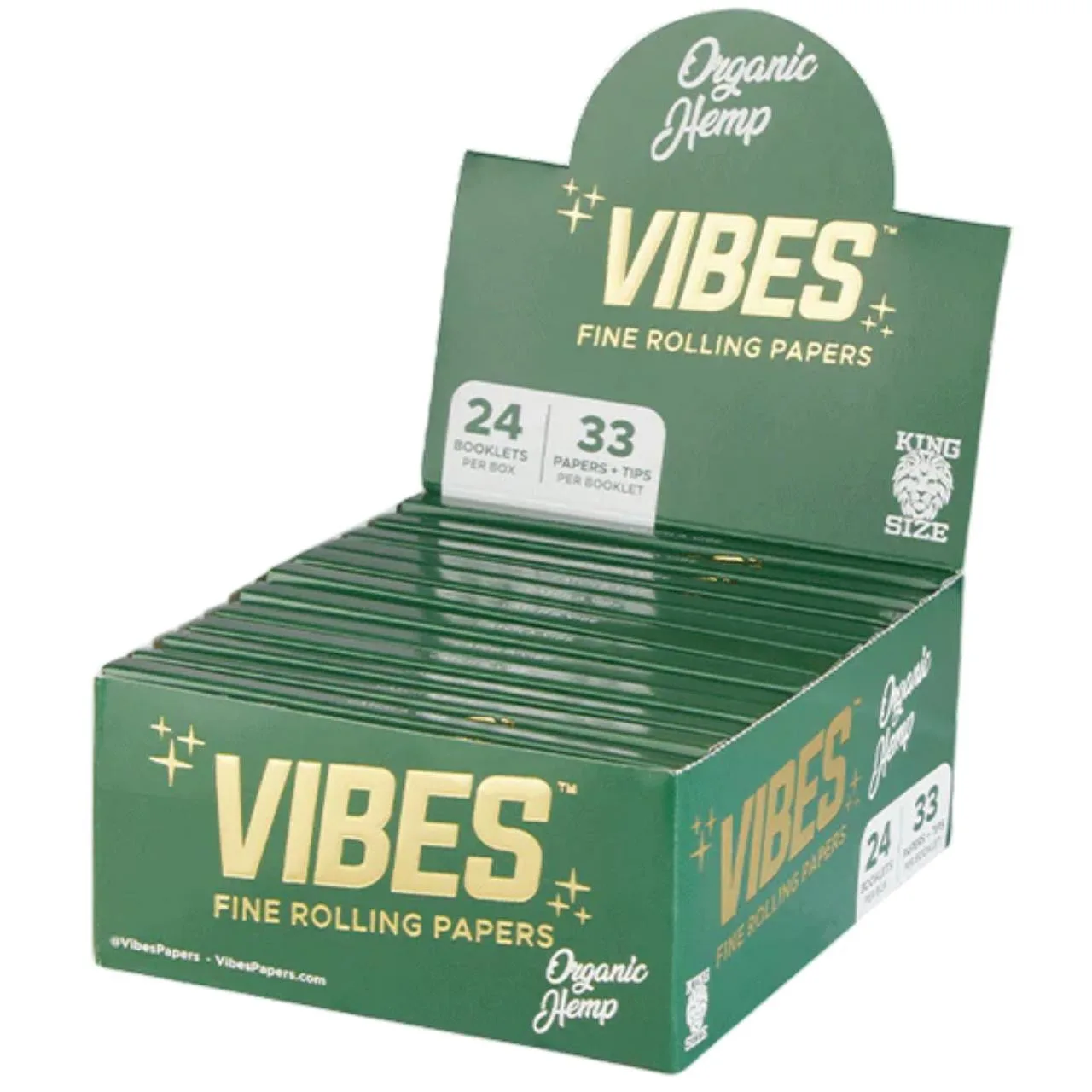 VIBES PAPERS KING SIZE SLIM FILTERS | Pack of 24
