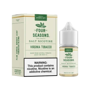 Virginia Tobacco Salt 30ml E-Juice | Four Seasons