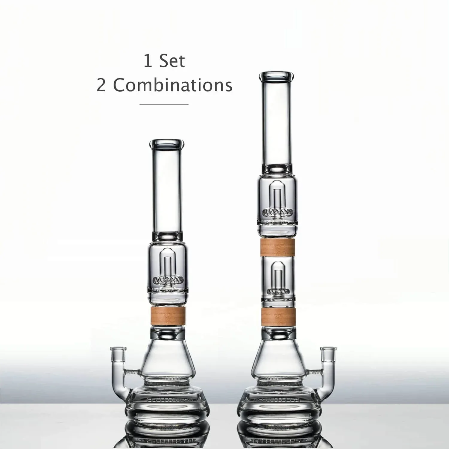 Vitae Glass Voyager + Mini Perc Bong 20" - Image 2