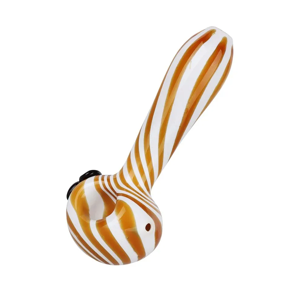 Vortex Of The Heart Glass Spoon Pipe - 5" / Colors Vary - Image 2