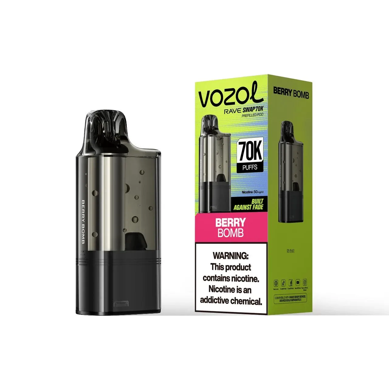 Vozol Rave Swap Pre-filled Replacement Pod | 70K Puffs