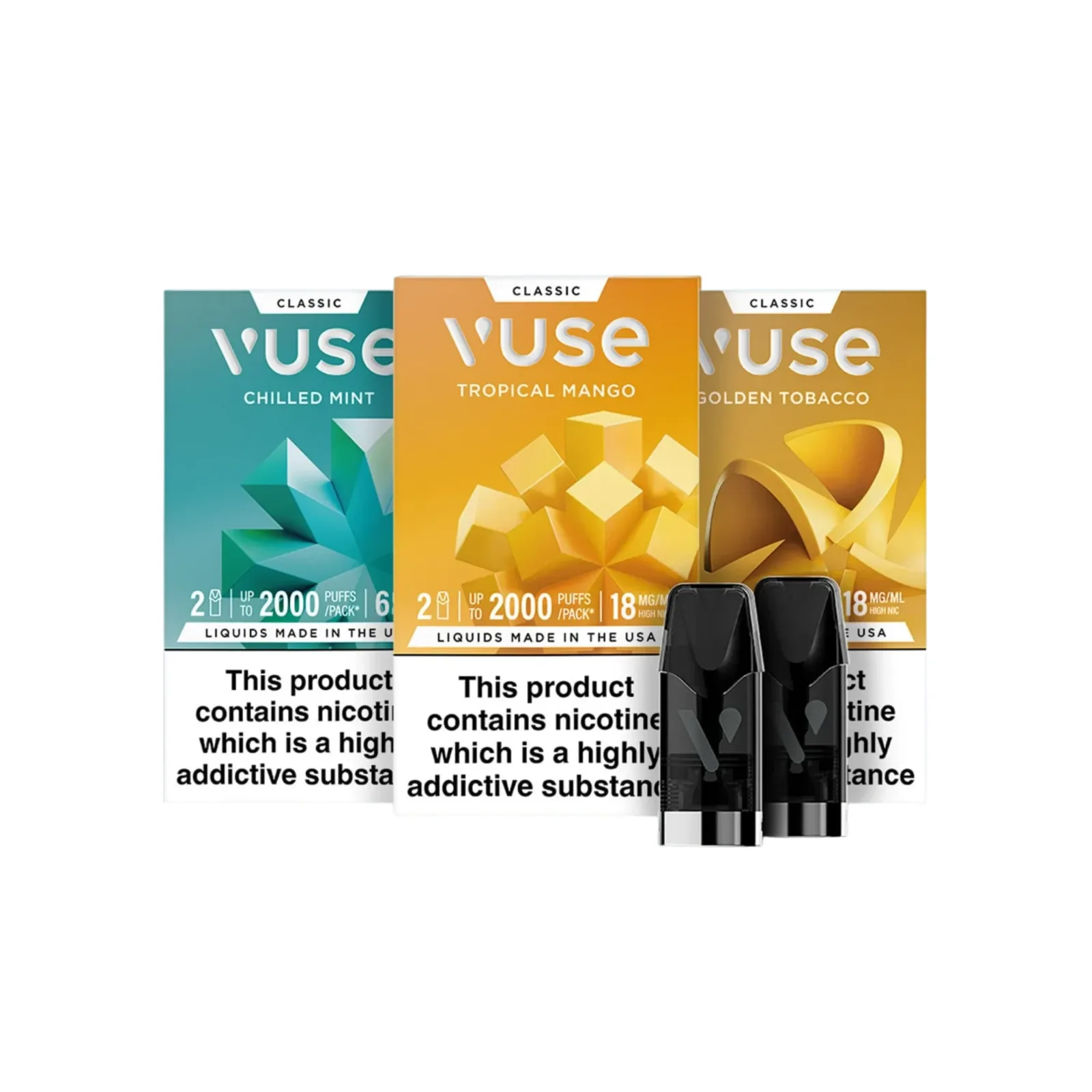 Vuse Pro Refill Pack 12mg (1.2%) - Image 2