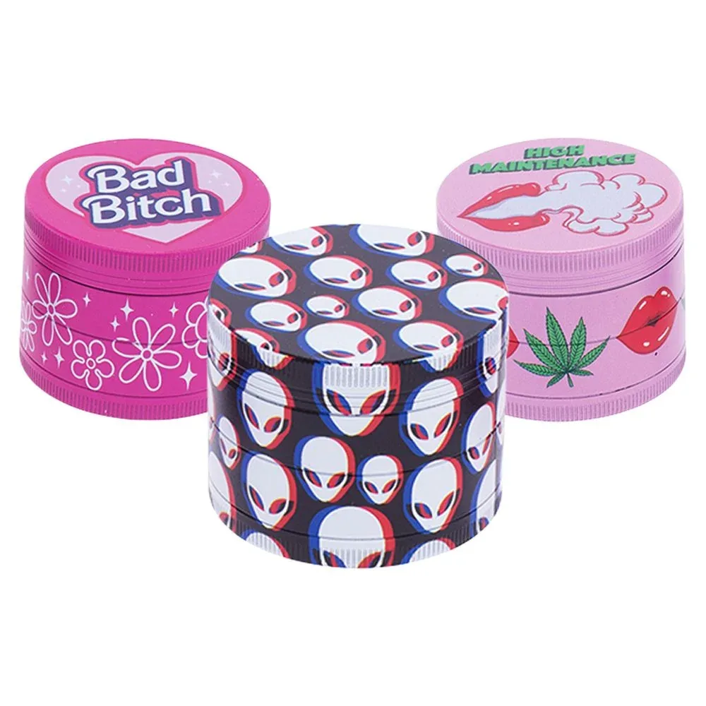 Wacky Grinders Fully Wacky Assortment - 2" / 4pc /12ct - Image 2
