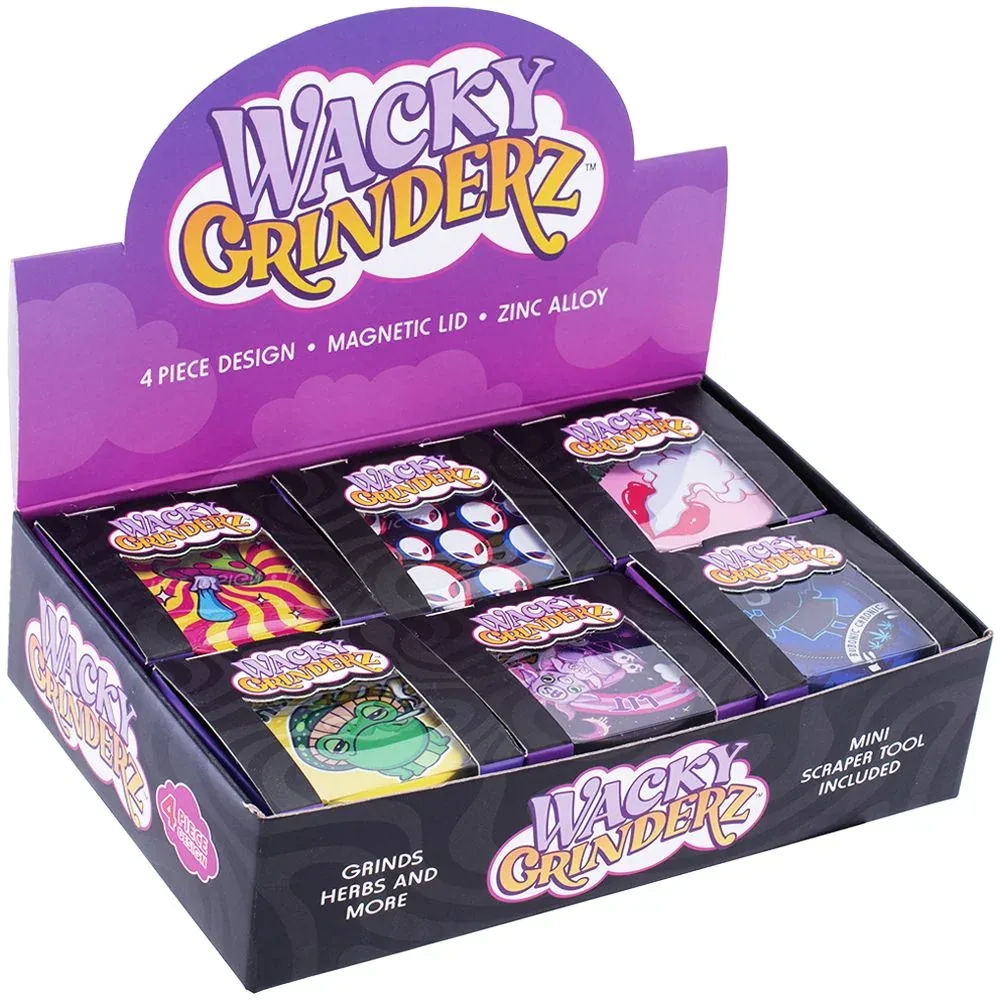Wacky Grinderz Classic Wacky Assortment - 2.5" / 4pc / 6ct - Image 2