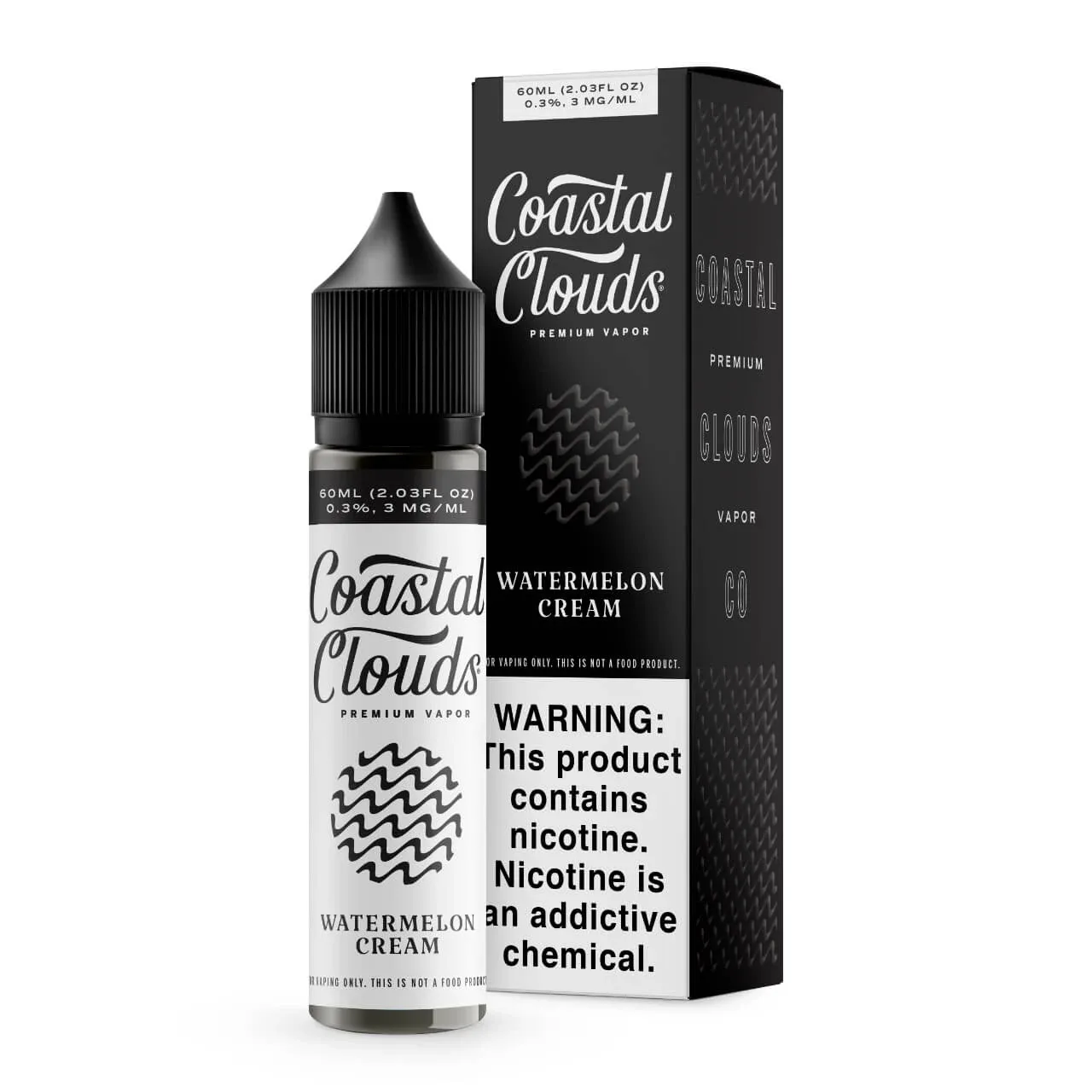 Watermelon Cream 60ml E-Juice | Coastal Clouds