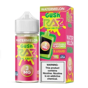 Watermelon Gush Tobacco Free Nicotine E-Juice 100ml | Pod Juice x RAZ