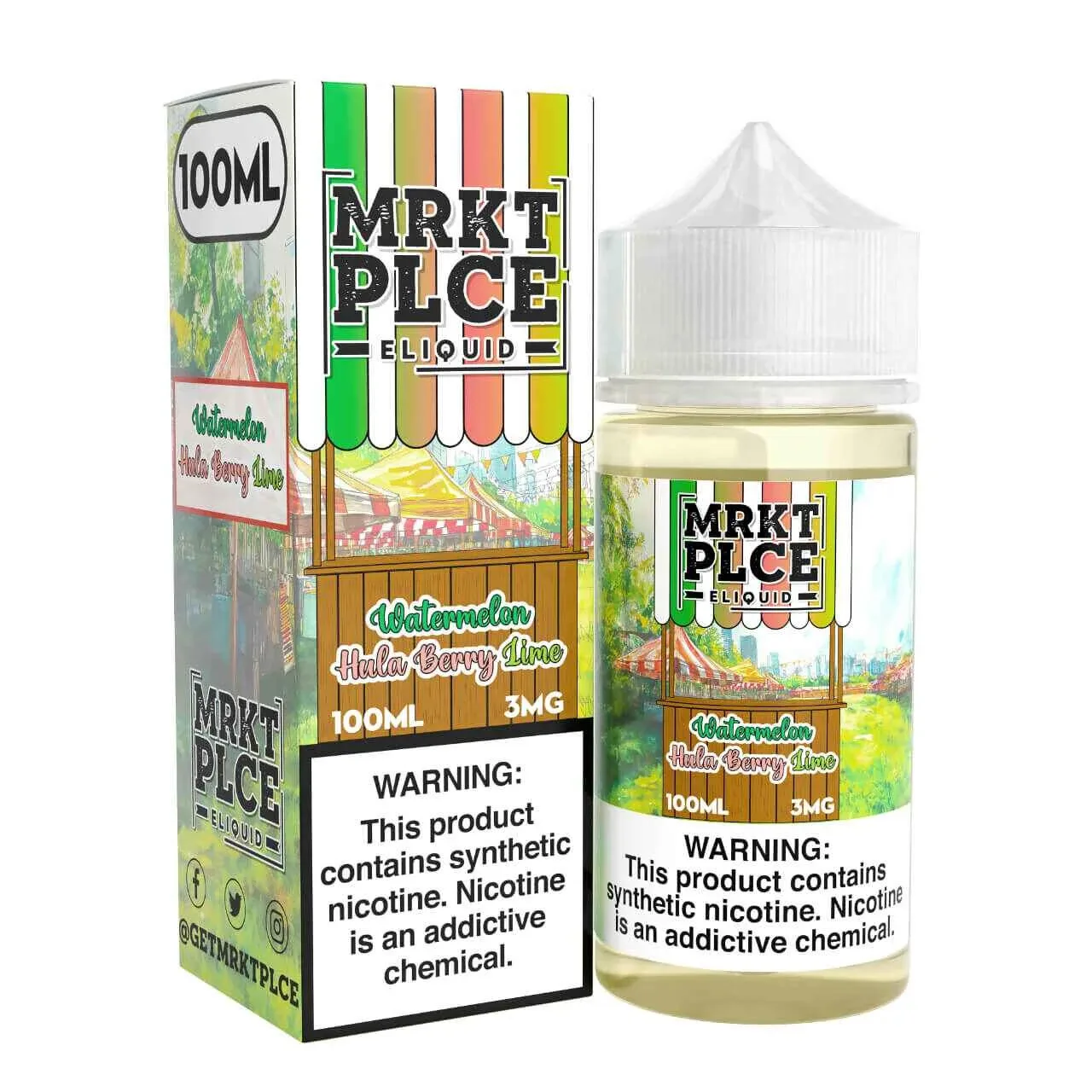 Watermelon Hulaberry Lime 100ml E-Juice | MRKTPLCE